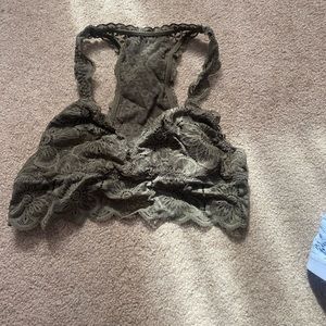 Green Lace Aerie Bralette